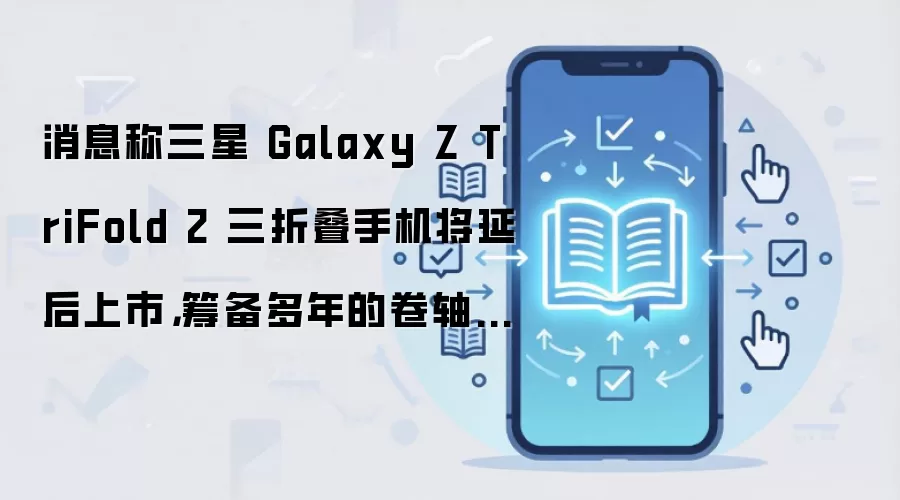 消息称三星 Galaxy Z TriFold 2 三折叠手机将延后上市，筹备多年的卷轴屏手机有望提前推出