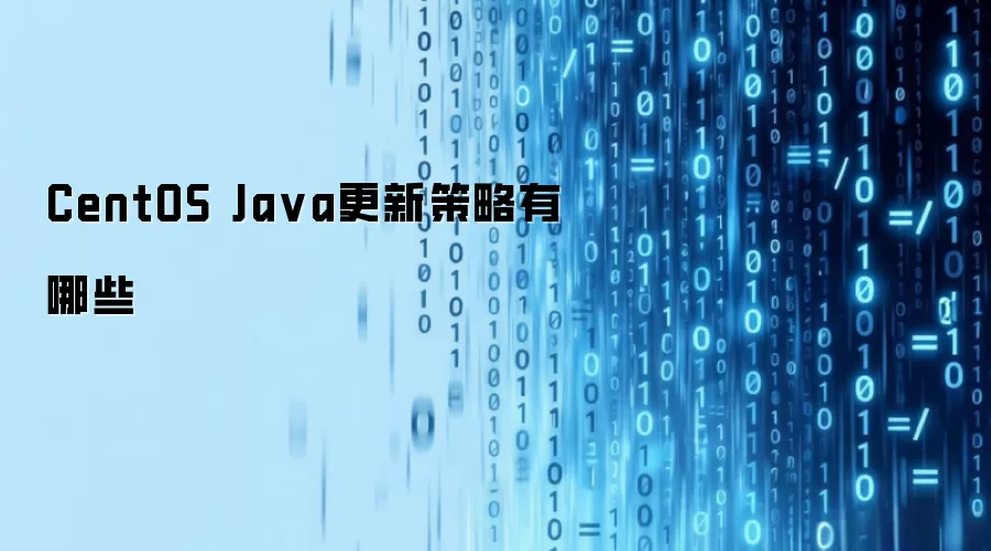 CentOS Java更新策略有哪些