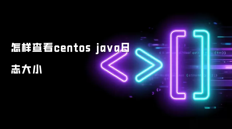 怎样查看centos ja va日志大小