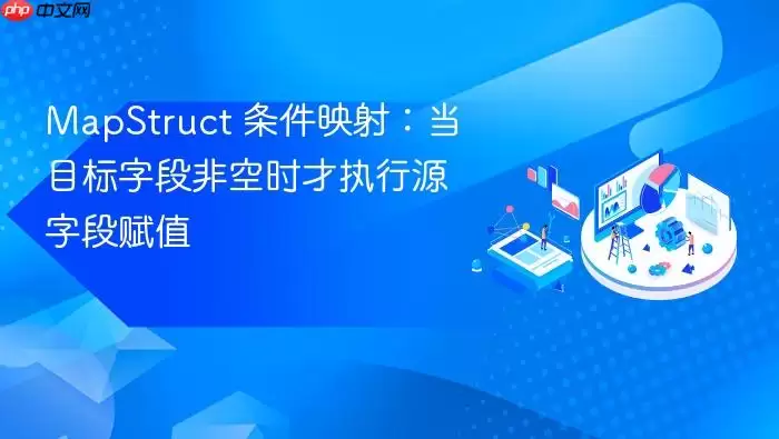 MapStruct 条件映射：当目标字段非空时才执行源字段赋值