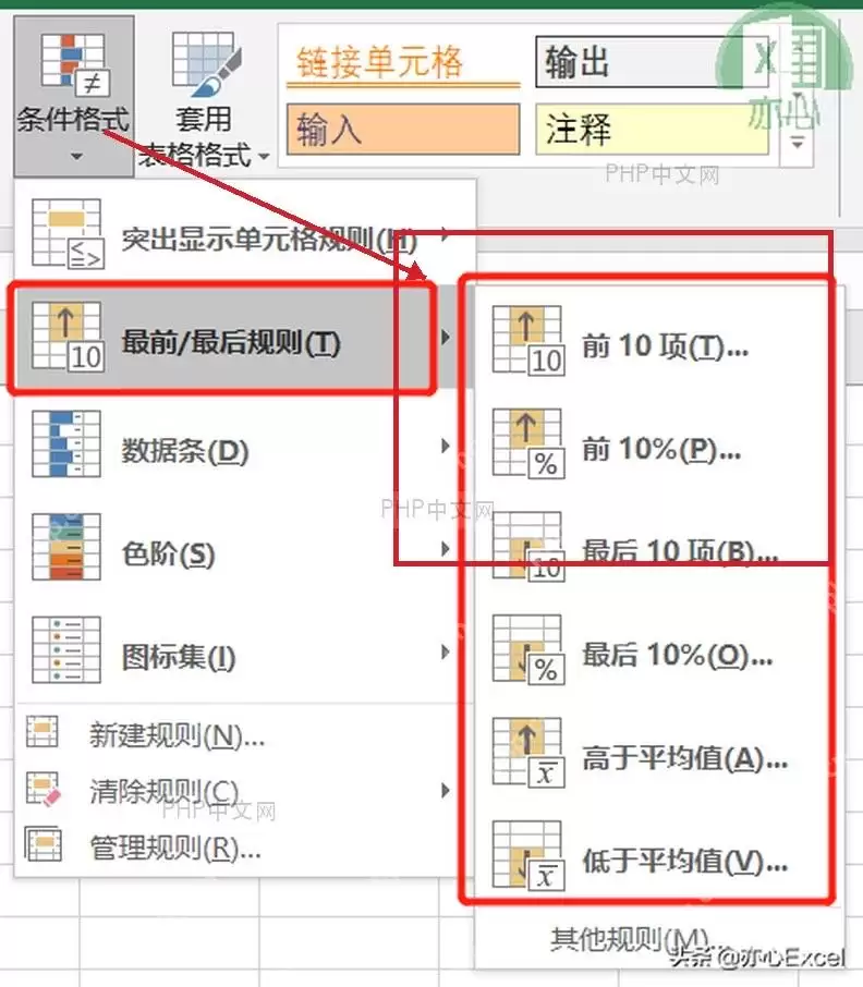 Excel自动筛选标记前N个数据怎么设置？办公场景用法