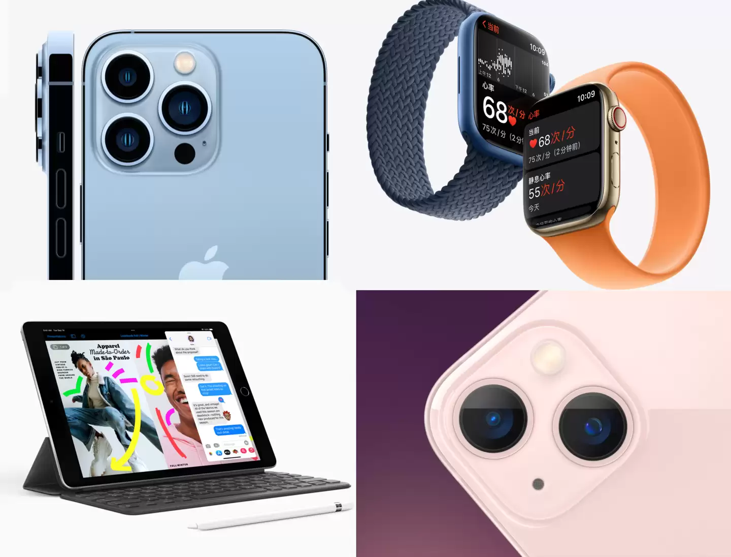 iPhone 13/iPad/Apple Watch 7三款新品,你最中意哪一款? iPhone 13/iPad/Apple Watch 7三款新品,你最中意哪一款?