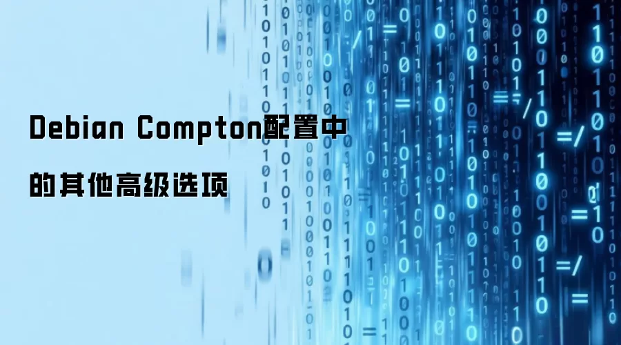 Debian Compton配置中的其他高级选项