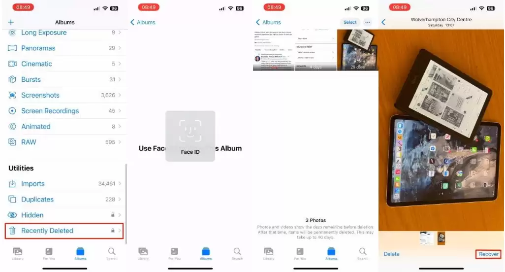 如何在 iPhone14 上恢复已删除的照片? 如何在 iPhone14 上恢复已删除的照片?