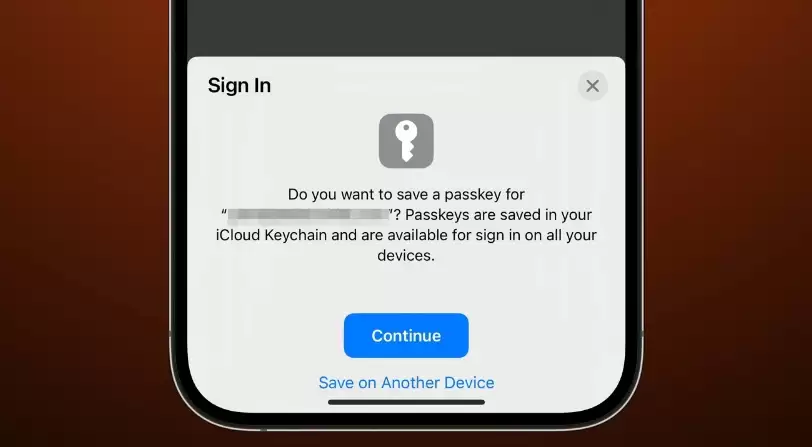 iOS 16 使用 Passkeys 实现无密码输入方法教程 iOS 16 使用 Passkeys 实现无密码输入方法教程