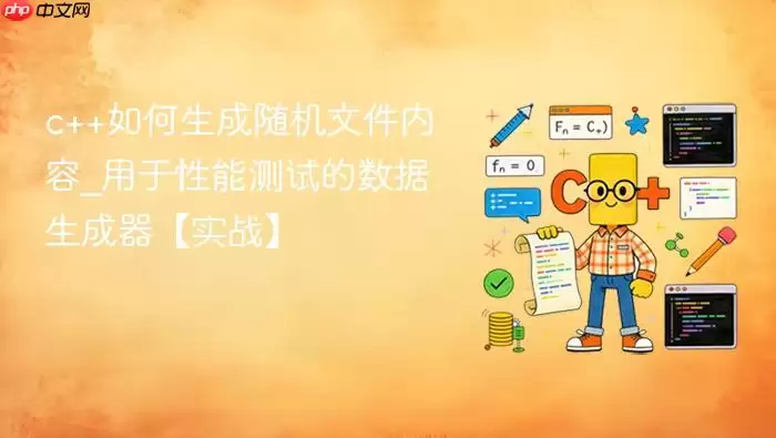 c++如何生成随机文件内容_用于性能测试的数据生成器【实战】