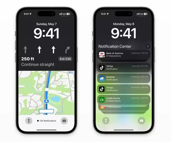 iOS 17锁屏地图导航半屏显示长什么样?实用吗? iOS 17锁屏地图导航半屏显示长什么样?实用吗?