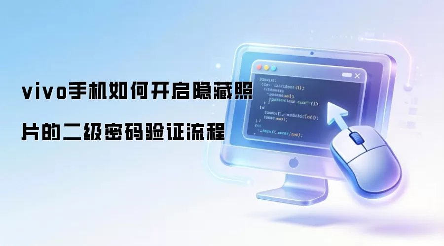 vivo手机如何开启隐藏照片的二级密码验证流程