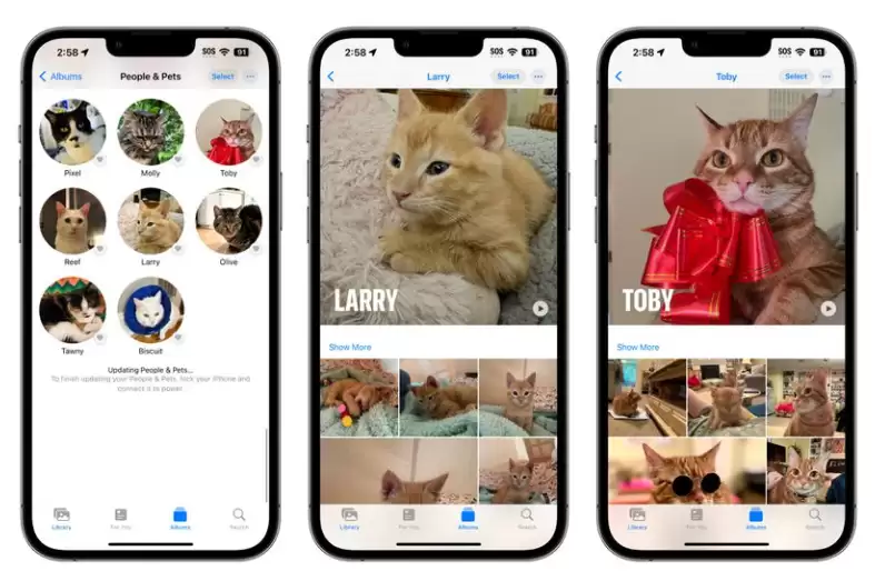iOS 17 照片应用改进:更准确地识别人物和猫狗宠物 iOS 17 照片应用改进:更准确地识别人物和猫狗宠物