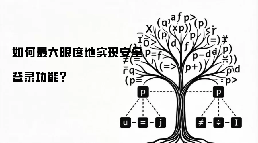 如何最大限度地实现安全登录功能？