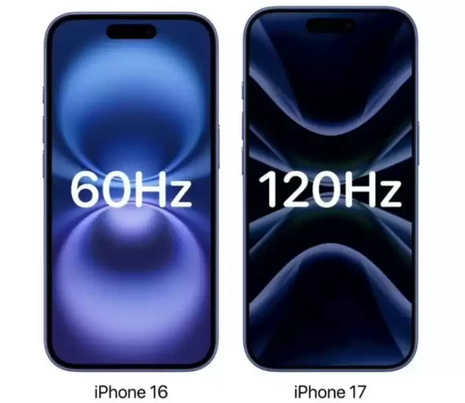 iPhone17全系配备120Hz刷新率!