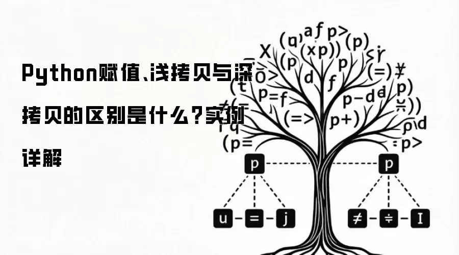 Python赋值、浅拷贝与深拷贝的区别是什么？实例详解