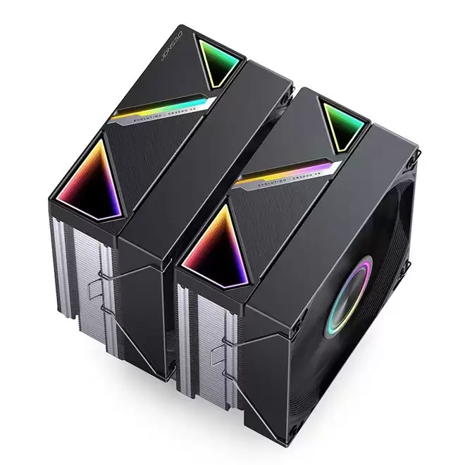 乔思伯推出CR-3000V2双塔风冷:260W解热,“千层幻境”顶盖