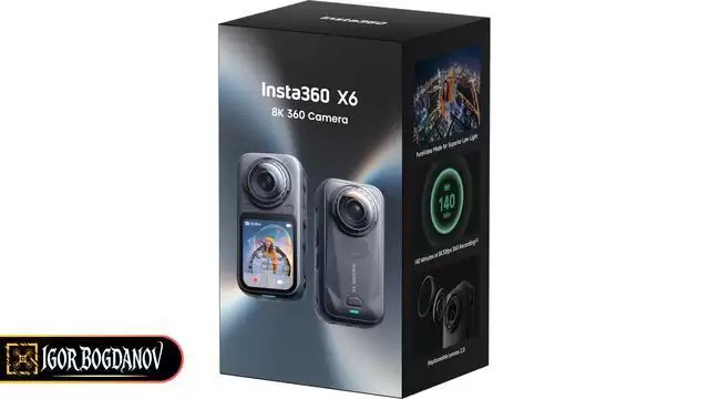 消息称影石Insta360 X6全景相机本月末发布,实拍图曝光