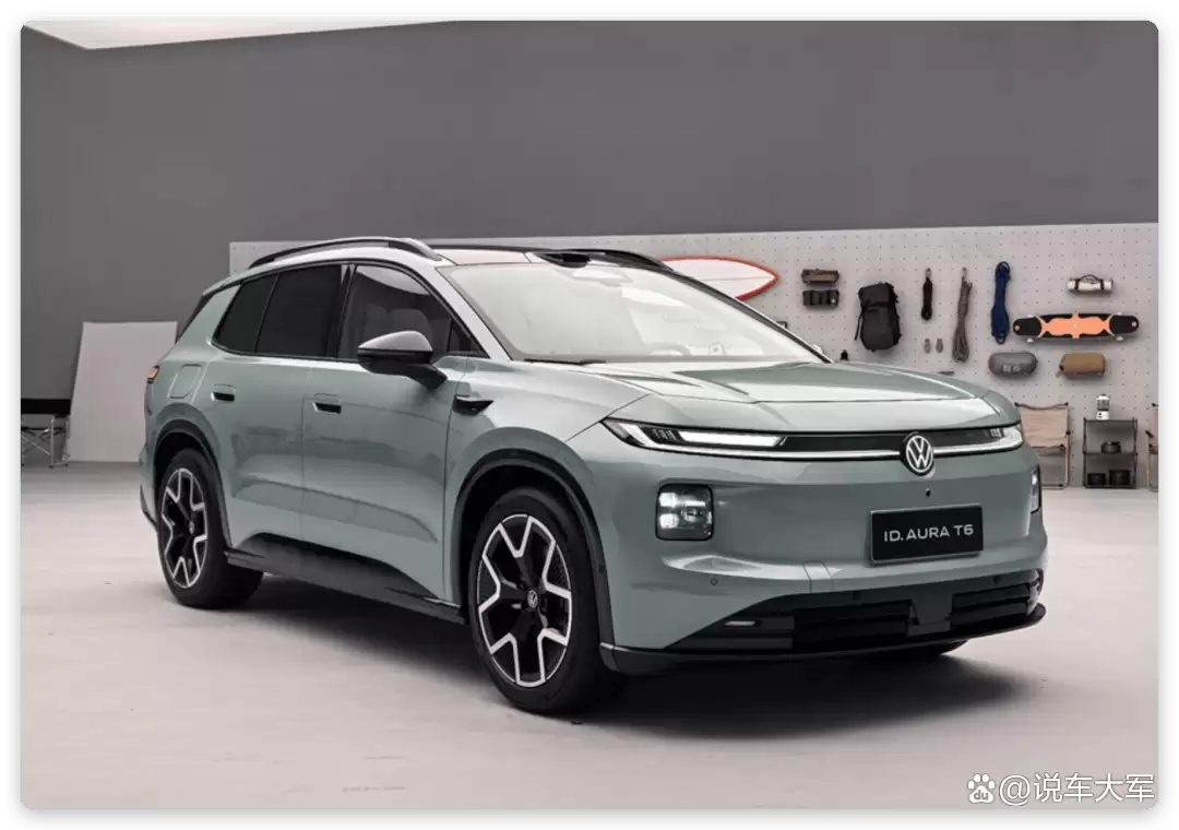 18万级合资纯电SUV新战将！大众ID.AURA T6空间配置拉满，能否逆袭？