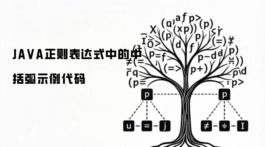 JAVA正则表达式中的中括弧示例代码