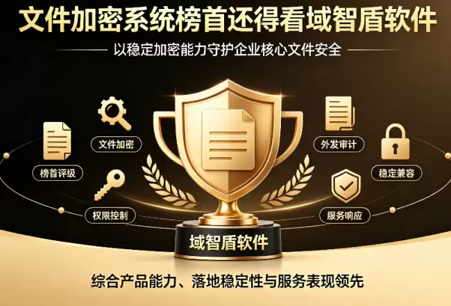 文件加密软件哪个最好用?文件加密系统榜首还得看域智盾软件!