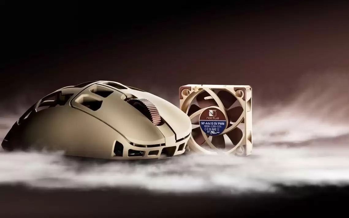 Pulsar Feinmann F01 Noctua Edition内置风扇鼠标上市,1599元