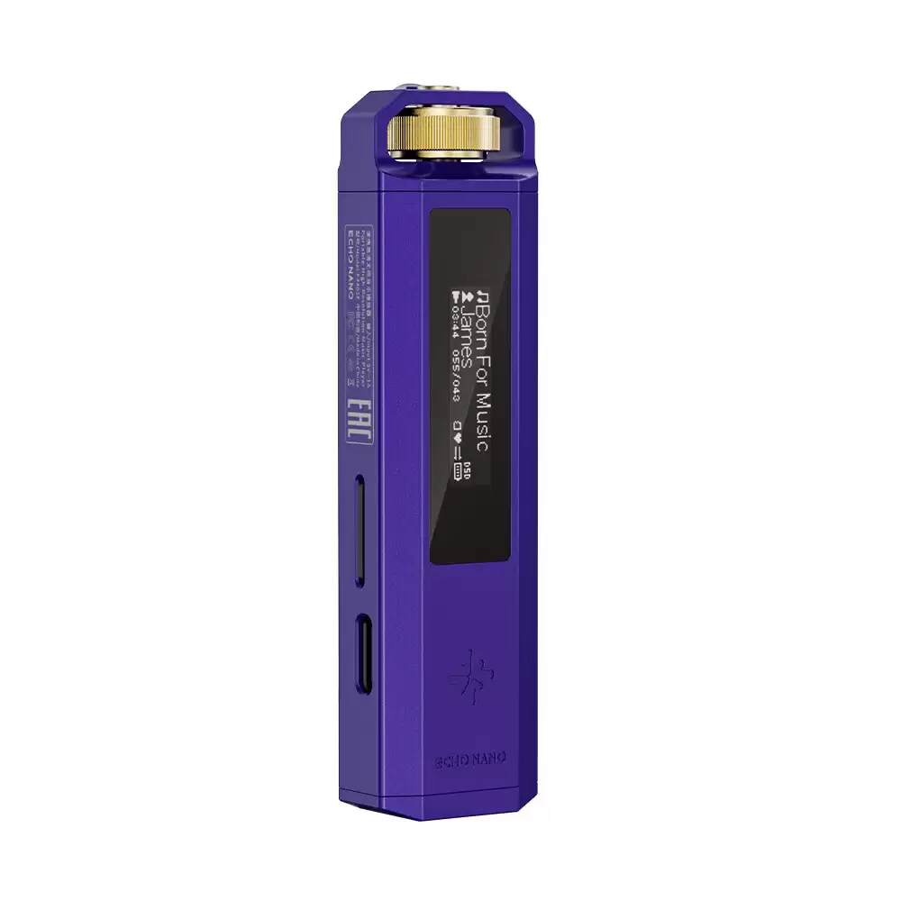 飞傲雪漫天 Echo Nano 播放器新增“风信紫”版本:可作小尾巴解码耳放,299 元