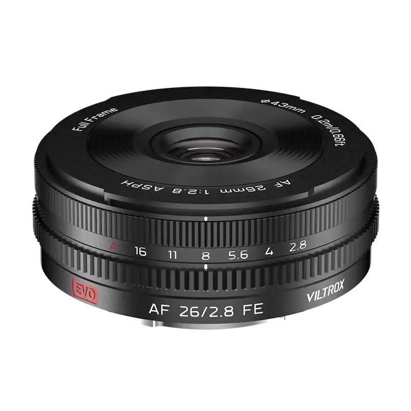 唯卓仕发布 AF 26mm F2.8 EVO 全画幅饼干镜头:索尼 FE / 尼康 Z 卡口,1399 元