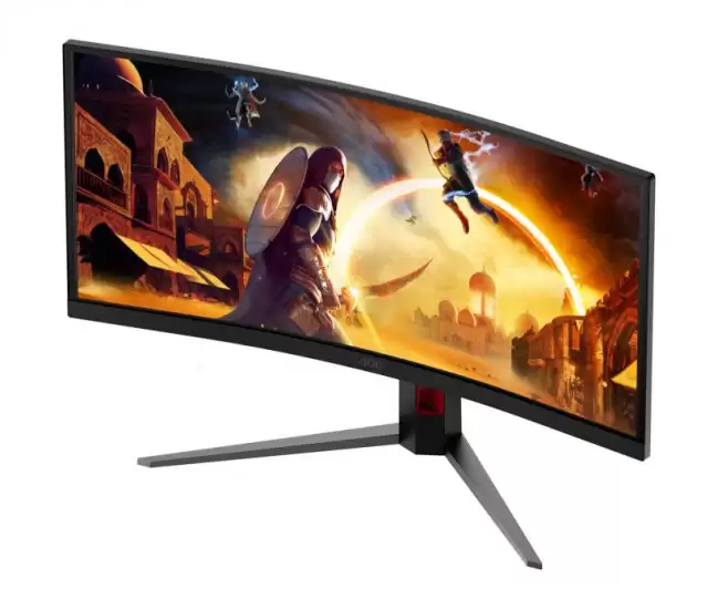 AOC 公布两款 34" 1500R WQHD 显示器 支持 90W USB-C PD 输出