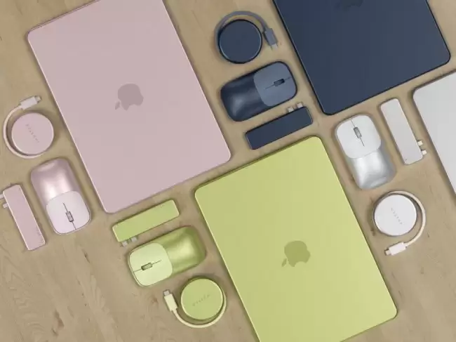专为 MacBook Neo 设计Satechi 发布彩色扩展坞与鼠标
