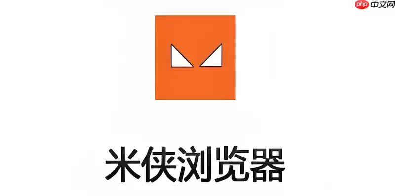米侠浏览器如何整理重复书签