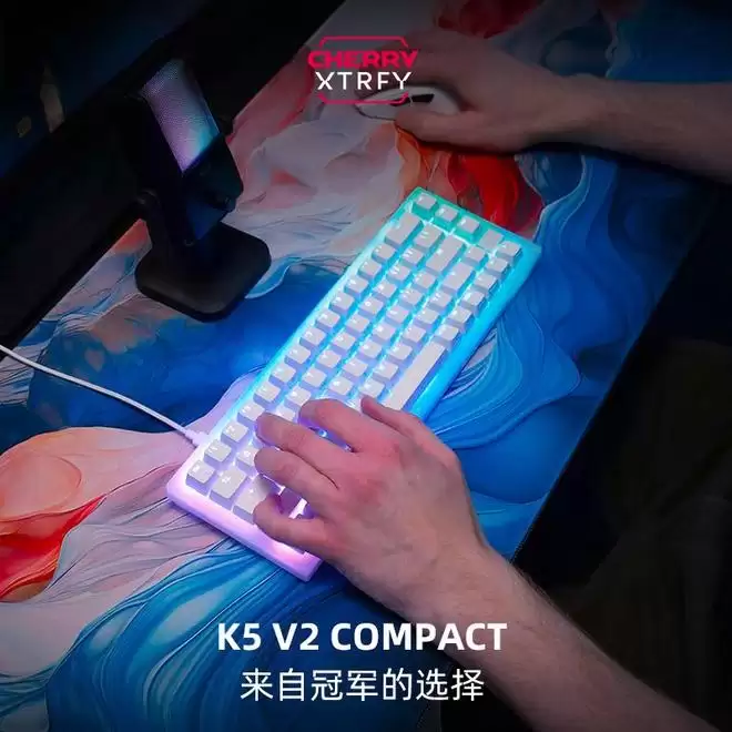 CHERRY XTRFY推出K5V2 8K机械键盘，支持8000Hz回报率