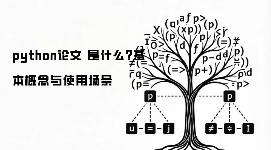 python论文 是什么？基本概念与使用场景