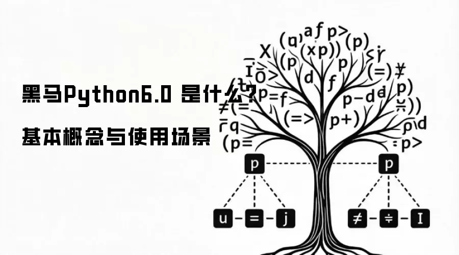 黑马Python6.0 是什么?基本概念与使用场景