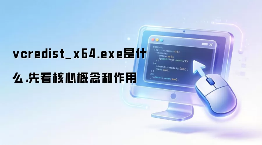 vcredist_x64.exe是什么,先看核心概念和作用