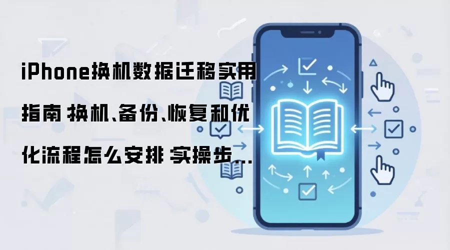 iPhone换机数据迁移实用指南:换机、备份、恢复和优化流程怎么安排:实操步骤和避坑重点有哪些