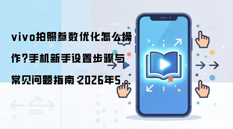 vivo拍照参数优化怎么操作?手机新手设置步骤与常见问题指南:2026年5月还有哪些新变化值得关注