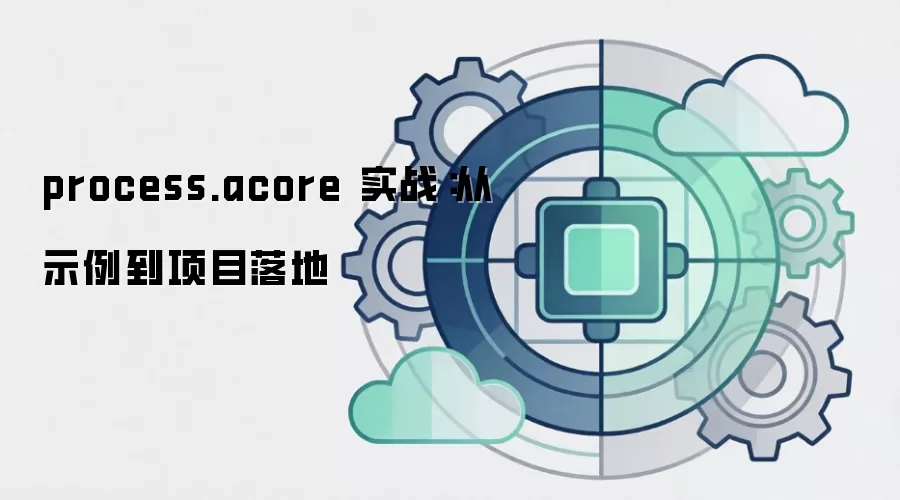 process.acore 实战:从示例到项目落地