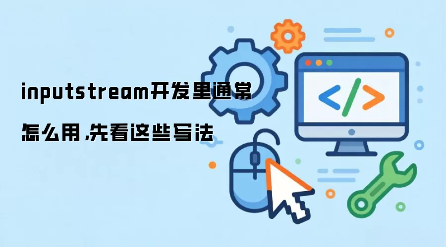 inputstream开发里通常怎么用,先看这些写法