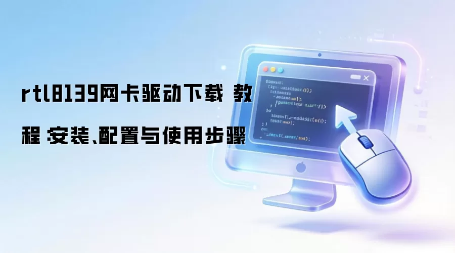 rtl8139网卡驱动下载 教程:安装、配置与使用步骤