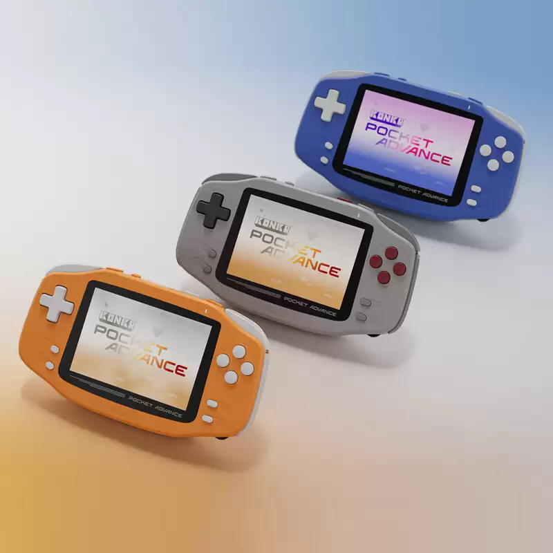 AYANEO 推出复古掌机 KONKR Pocket Advance:联发科 Helio G90T 芯片,首发 499 元起