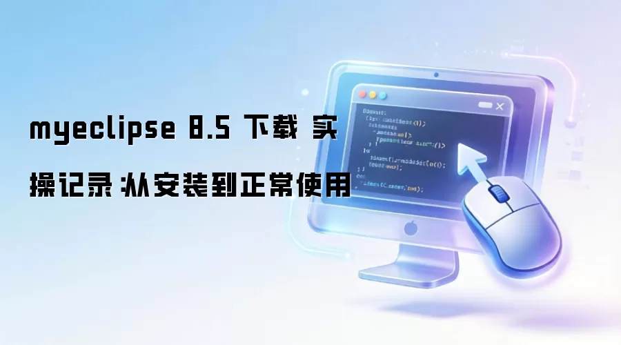 myeclipse 8.5 下载 实操记录:从安装到正常使用