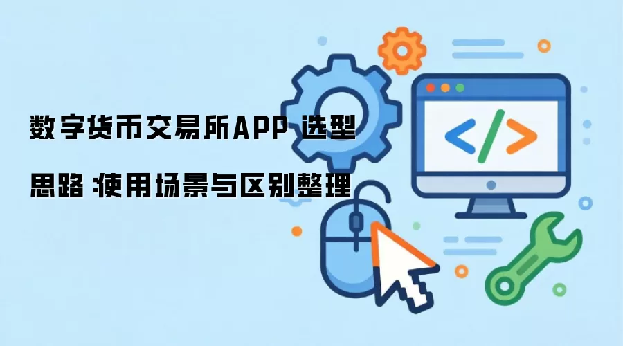 数字货币交易所APP 选型思路:使用场景与区别整理