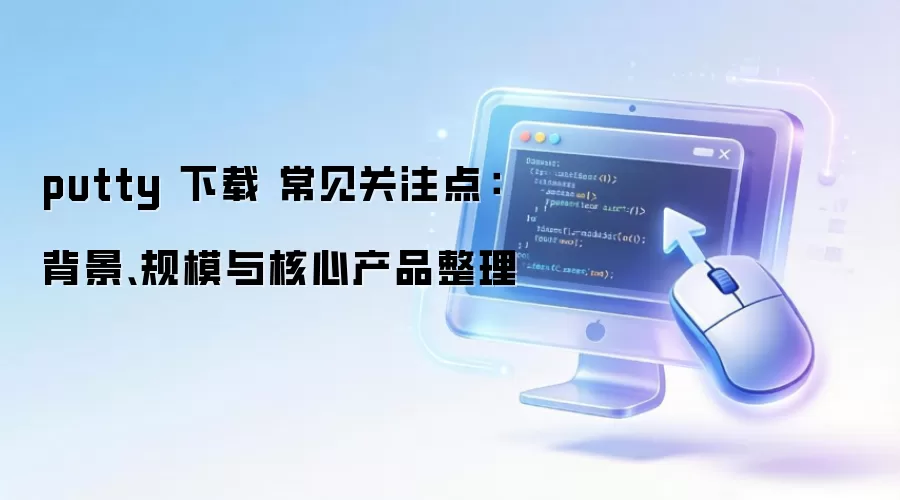 putty 下载 常见关注点：背景、规模与核心产品整理