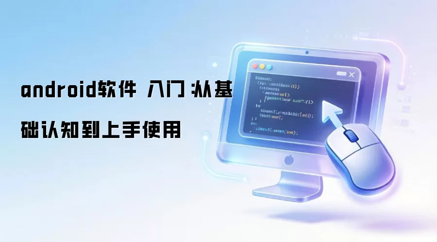android软件 入门：从基础认知到上手使用