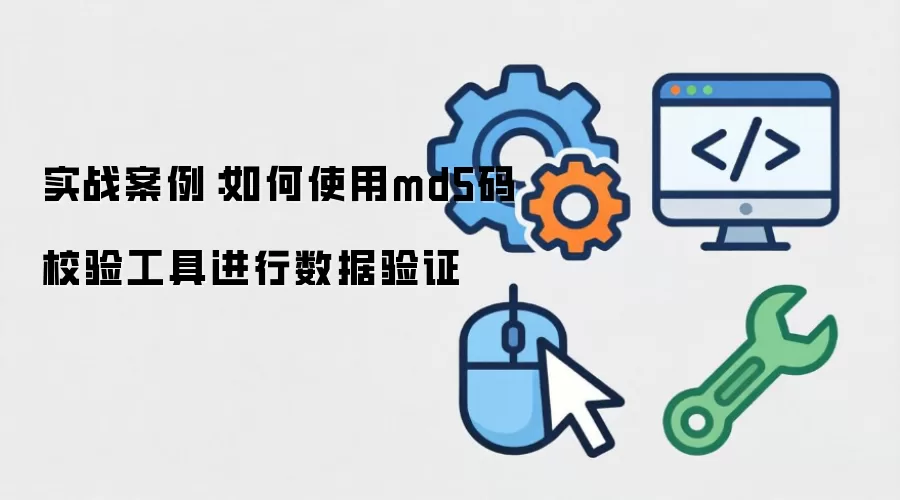 实战案例：如何使用md5码校验工具进行数据验证