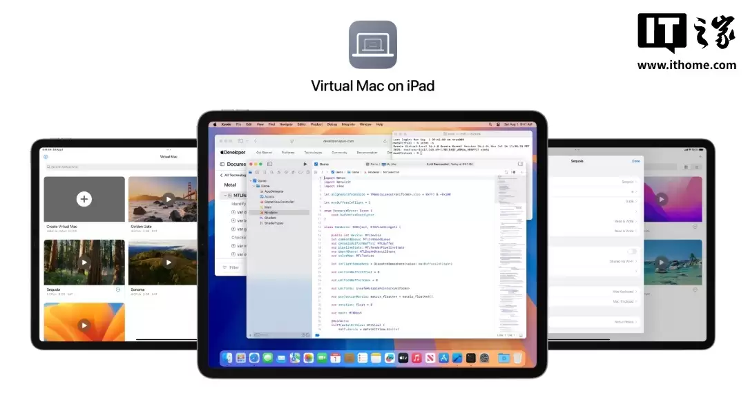 让苹果iPad用上macOS虚拟机:民间开发者发力,能触屏、能用Xcode