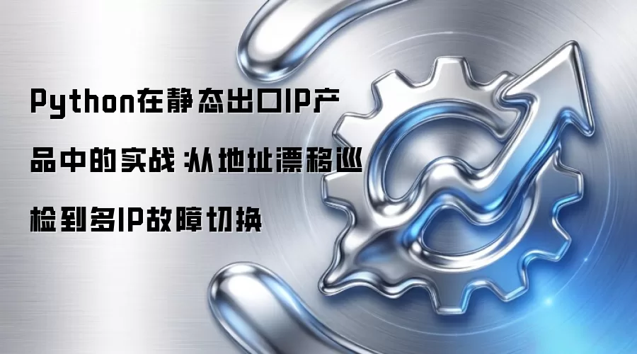 Python在静态出口IP产品中的实战：从地址漂移巡检到多IP故障切换