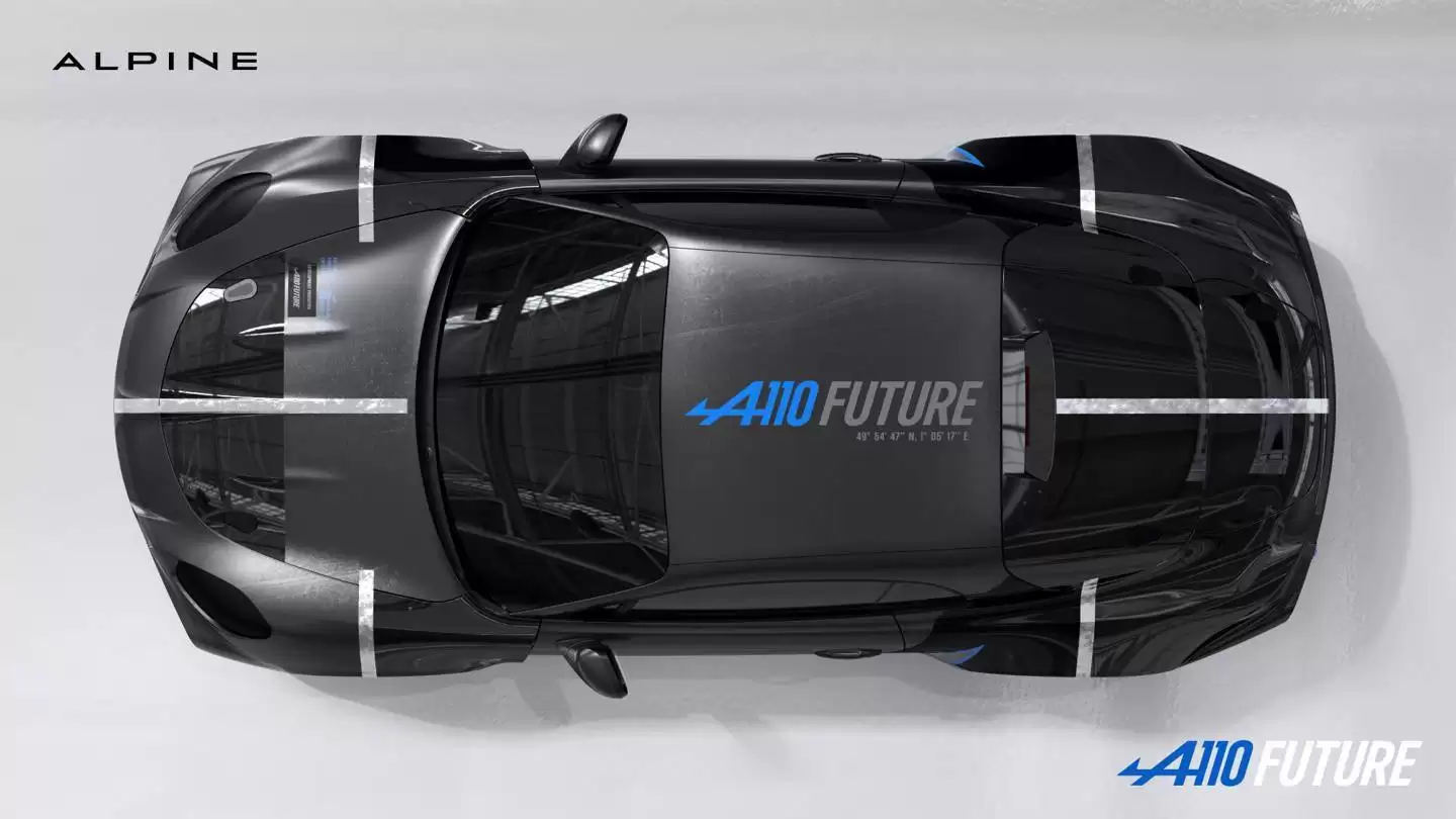 雷诺Alpine A110 FUTURE原型车亮相,为纯电跑车新篇章蓄势待发