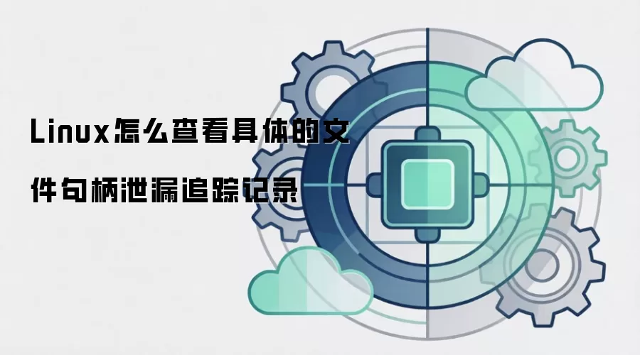 Linux怎么查看具体的文件句柄泄漏追踪记录