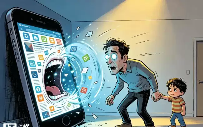《新研究父母手机依赖可能影响亲子关系》