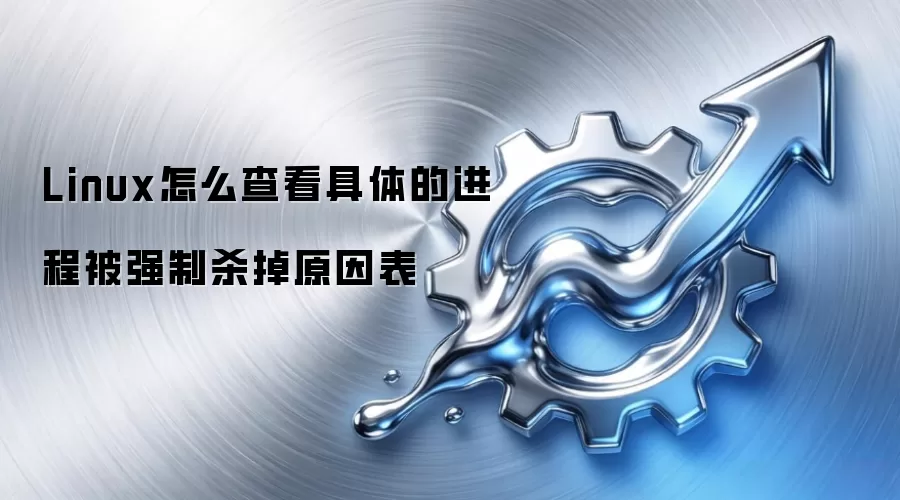 Linux怎么查看具体的进程被强制杀掉原因表