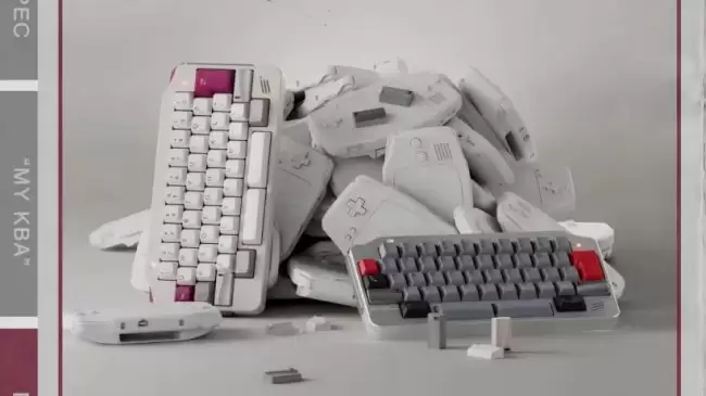 向经典任天堂致敬Keyboy Advance 机械键盘外壳套件发布