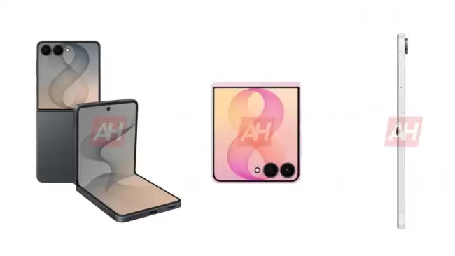 三星 Galaxy Z Flip8 折叠手机官方渲染图曝光三种配色揭晓